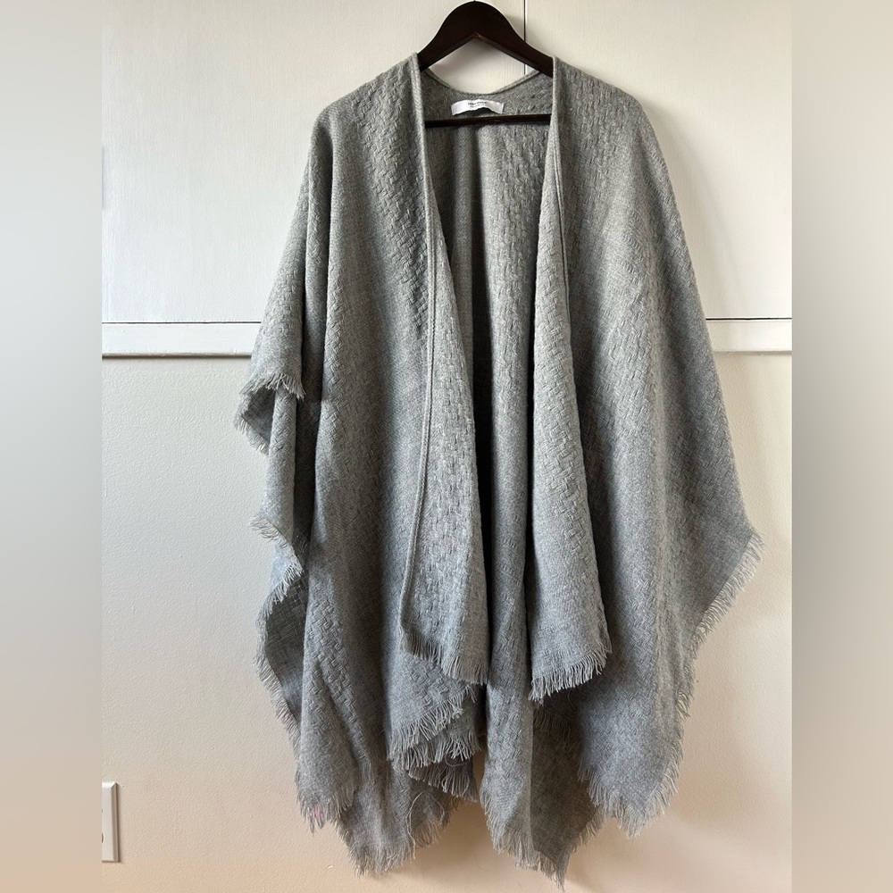 Vero Moda Gray Vmasta Knit Poncho